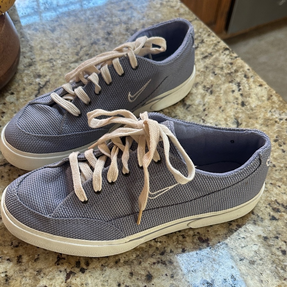 Nike Blue and White Womens Sneakers